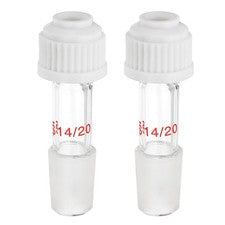 14/20 Distillation Thermometer Measurements, White, 2 Pcs, 7.2mm / 0.28"