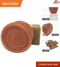 USA-Made 100' x 5" Copper Mesh - Ideal for Gardening, Distilling & Industry