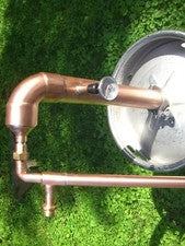 Easy Keg Beer Kit Copper 2" inch Moonshine Pipe pot Still Distillation Column
