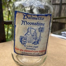 Palmetto Apple Pie Moonshine Empty Jar Collectible