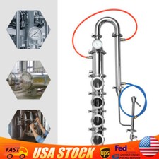 Stainless Steel Column Tower Kit Home Alcohol Distilling Moonshine Keg Column