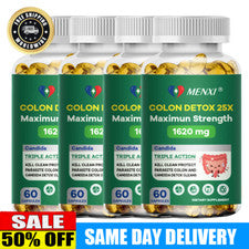 Parasite Cleanse DETOX Liver Colon Yeast Killer Pills All Natural Detox Candida