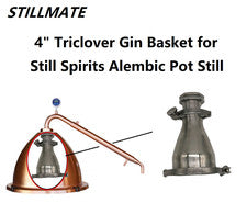 Stillmate Large 4" Tri-clover Gin Basket for Still Spirits Alembic Pot Still