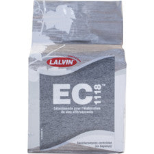 500 G - Dry Wine Yeast - EC-1118 - Higher alcohol tolerance to 18% use 1g/Gallon