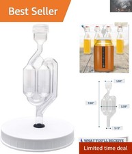 Airtight Fermentation Lid & Airlock for 1 Gallon Jars - Perfect for Home Brewing