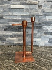 Handcrafted Copper Proofing Parrot Heads for Air Still With Funnel