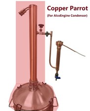 Add-On Copper Parrot for Pure Distilling / Kegland Alcoengine Reflux Condenser