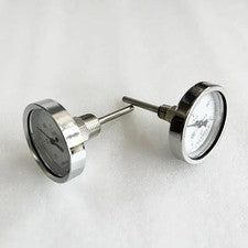 304 Stainless Steel Thermometer 1/2" 1/4" Male Thread Durable Distillation 32mm