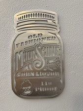 Old Fashioned Moonshine Mason Jar Metal