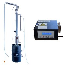 Aabratek Premium Electric Distiller with OVM, Liebig Condenser, Buffer, Alembic