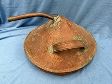 Antique Copper MOONSHINE STILL LID Handmade w/ Spout, Handles Vintage Distillery