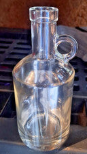 Moonshine Jugs Handle Clear Glass 375ML 18.5 MM Bar Top Neck Craft Jar Case w/12