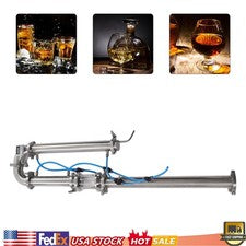 2 inch Stainless Still Moonshine Reflux Distilling Column Brew Wine Making Tool