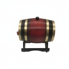 Wooden Wine Barrel Artisanal Oak Aging Barrel Reusable for Kitchen Decor