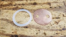 Wide Mouth Mason Jar Gasket, 32oz Copper Disk, 5/8" holes ➨ 1/2" pipe Thumper
