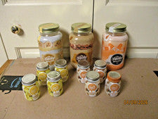 11 Empty  MOONSHINE GLASS JARS  Craft / Art Projects / Refills / Planters    EUC