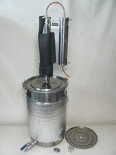 STAINLESS STEEL DOUBLE TOWER DISTILLER HOME DISTILLATION EQUIPMENT 35L WATER OIL