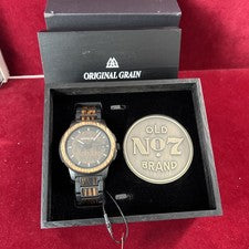 Original Grain Jack Daniel's Charred Oak Barrel 46mm Quartz Men Watch