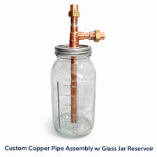 CoProof Mason Jar Thumper Alcohol Distill Moonshine Thump Keg 1/2 Gallon AW26