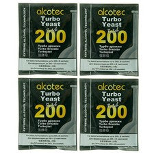 Alcotec Batch 200 Turbo Yeast (Pack of 4)