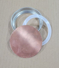Moonshine Thumper Gin Basket 24oz Copper Disk, Wide Mouth STAINLESS Band, Gasket