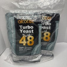 Alcotec 48 Hour Turbo Yeast 135g Pack of 4 Moonshine Distilling.