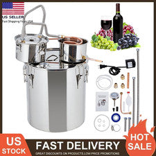 Alcohol Still 13.2 Gal Water Alcohol Distiller Spirits Kit With Circulating Pump