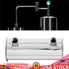 3" Tri Clamp Dephlegmator Condenser for Moonshine Reflux Still Column w 1/2" npt