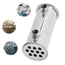 3" Tri Clamp Dephlegmator Condenser for Moonshine Reflux Still Column w 1/2" npt