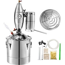 VEVOR 50L Alcohol Distiller Beer Brewing Equipment DIY Wine Moonshine Dispenser