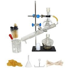 Home Distiller for Essential Oils and Alcohol 10pcs Glass Kit