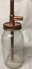 Hanging Jar Thumper Alcohol Distill Moonshine Thump Keg DIY Kit 1/2 Gallon Wide