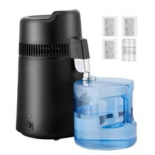 Uimoso 1.6 Gal Countertop Water Distiller, 900W, Black, Home Use