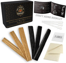 Kentucky Bourbon-Style Whiskey Infusion Aging Kit – Charred White Oak Sticks Sta