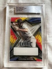 2022 Leaf Exotic Fernando Tatis Jr. Clear Parrot Acetate Refractor Proof SSP 1/1