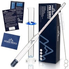 Brewing Hydrometer Alcohol Tester Kit: USA-Made Beer & Wine American-Made Spe...