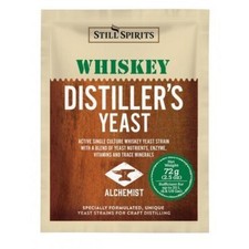 Whiskey Distiller's Yeast 15% ABV - for 6.6 gal batch Distilling Moonshine