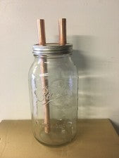 1/2” Mason Jar Thumper For Wide Mouth Half Gallon Mason Jar, Moonshine, Distill
