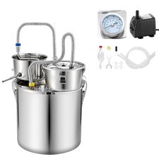 Uimoso 8Gal/30L Water Alcohol Distiller Wine Home Brewing Kit Moonshine Still