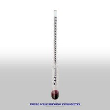 Full Color Triple Scale Hydrometer Beer Wine Mead Ale Brewing Making Brewers USA