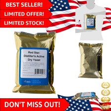 Specialized Distillers Yeast 1 lb -  Powder for High Alcohol Fermentation