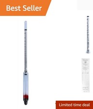 Hydrometer - Alcohol, 0-200 Proof and Tralle