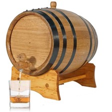 3 Liter Oak Aging Barrel With Stand Bung And Spigot Wooden Whiskey Barrels Wine