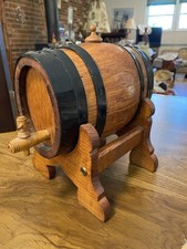Tabletop Oak Aging Barrel W/Stand, Bung and Spigot