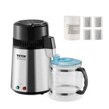 Water Distiller, 4L 1.05 Gallon Pure Water Purifier Filter For Home Countertop,