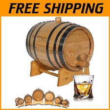 1L Oak Aging Barrel Set - Bourbon Whiskey Tequila Rum Wine