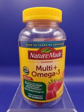 Nature Made Multivitamin Multi Omega-3 Gummies Bone Muscle Support 140ct 11/26