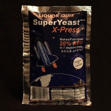 Liquor Quik Super Yeast X-Press (135 g pack, Makes 6.5 U.S. gal./25L up to 20%)