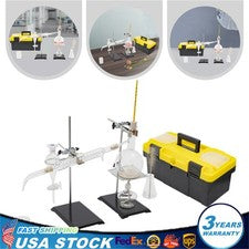40 PCS Distillation Apparatus 500ml Essential Oil Distillation Kit Lab Equipment