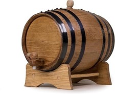 20L Oak Aging Barrel Mini Whiskey Barrels Age Cocktails Bourbon, Whisky, Tequila
